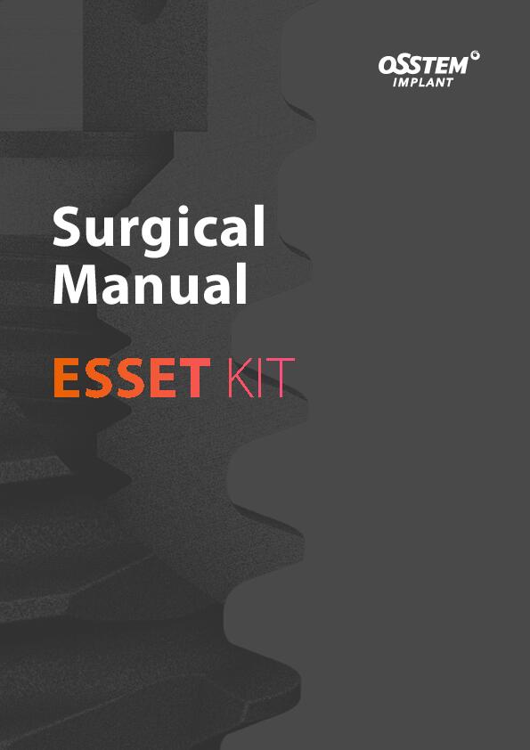 수술 설명서 | ESSET 키트 | 영어