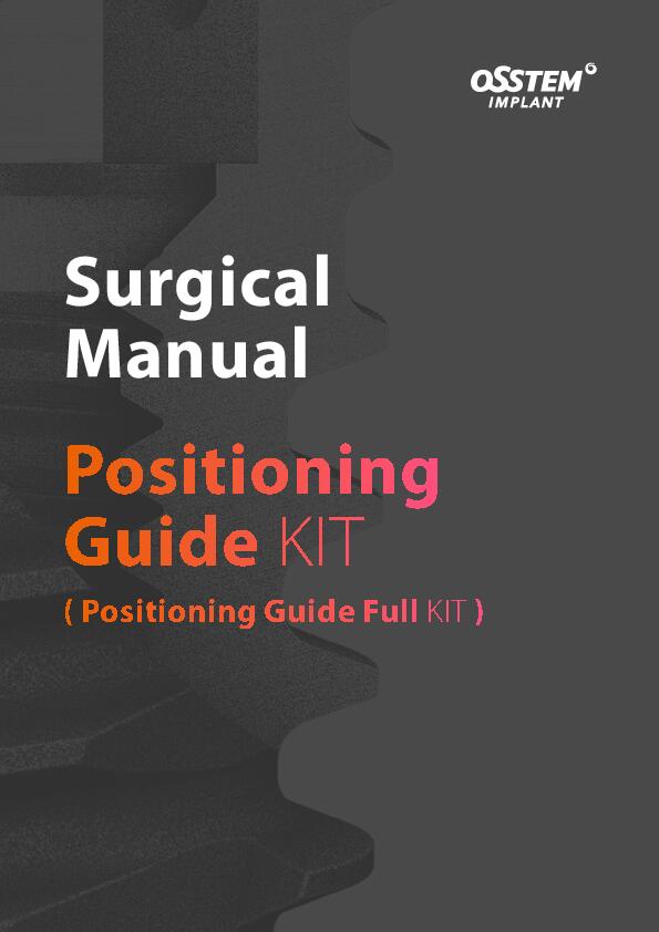 Surgical-Manual | Positioning Guide Kit | English