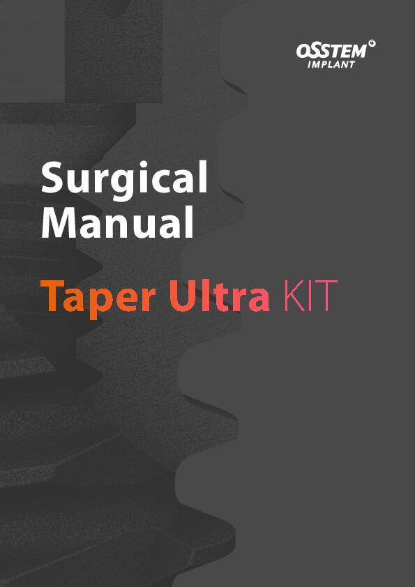 Surgical-Manual | Taper Ultra Kit | English